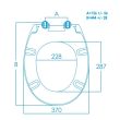 Abattant cuvette WC MALTE avec descente assistée - GARIS - W04AMAL1AFC pas cher Secondaire 10 S