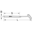 Couteau à décoffrer BRONZEPLUS 1240 mm KS TOOLS 963.9657 photo du produit Secondaire 1 S