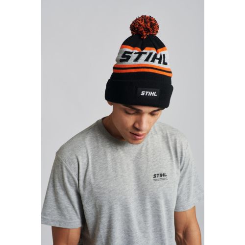 Bonnet à Pompon 24 noir - orange - gris STIHL 0421-600-0200 photo du produit Secondaire 2 L