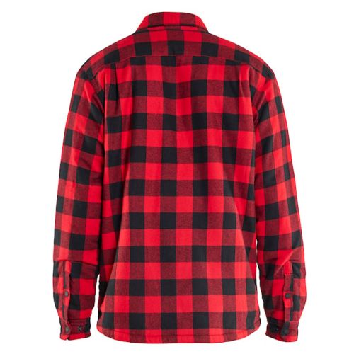 Chemise flanelle doubl&eacute;e en polaire rouge/noir T4XL - BL&Aring;KL&Auml;DER - 4704116856994XL pas cher Secondaire 1 L