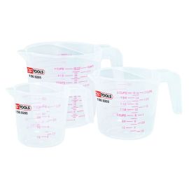 Jeu de 3 verres doseurs KS Tools - 150.9205 photo du produit Principale M