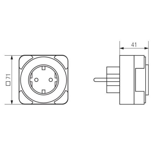 Prise programmable timer 26 – THEBEN - 0260841 pas cher Secondaire 2 L