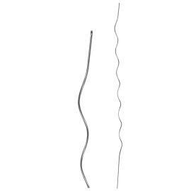 Tuteur à tomate spirale en acier galvanisé 180 x 0,6 cm - 223912 pas cher Principale M
