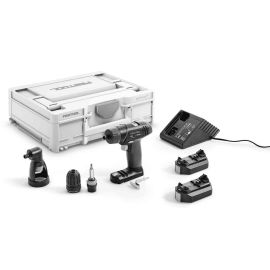 Perceuse-visseuse 10,8V TXS Festool 2,6-Set + 2 batteries 2,6 Ah + chargeur + coffret Systainer - 576102 pas cher Principale M