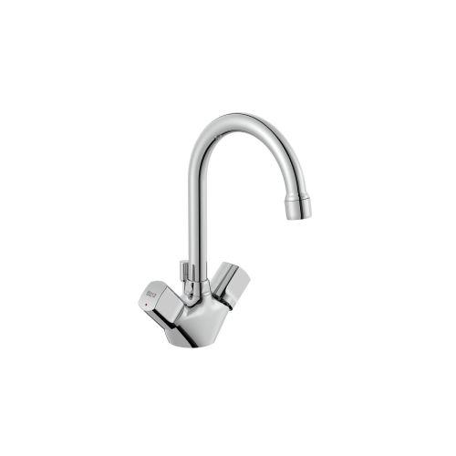 Mélangeur de lavabo BRAVA avec bec tube mobile ROCA A5A368EC0F photo du produit