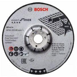 Pack de disques à tronçonner EXPERT BOSCH pour Inox 76 mm photo du produit Principale M