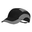 Casquette anti-heurt Hardcap A1+™ Visière courte 5cm noir/gris - JSP - 0181241 pas cher