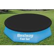 Bâche 4 saisons ronde Bestway noire pour piscines hors sol photo du produit