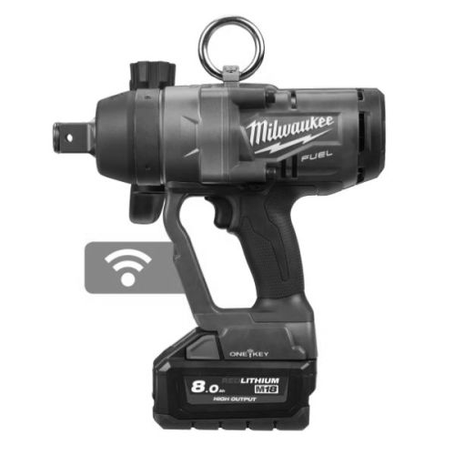 Boulonneuse à chocs 1'' 18V Fuel M18 ONEFHIWF1-802X avec fixation O’ring + 2 batteries 8Ah + chargeur + coffret HD BOX - MILWAUKEE TOOL - 4933459733 pas cher