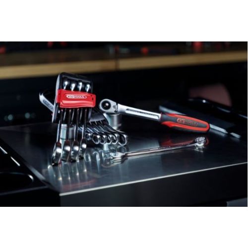 Jeu de 10 cl&eacute;s mixtes m&eacute;triques de 8 &agrave; 19 mm sur support KS TOOLS 922.0050 photo du produit Secondaire 2 L