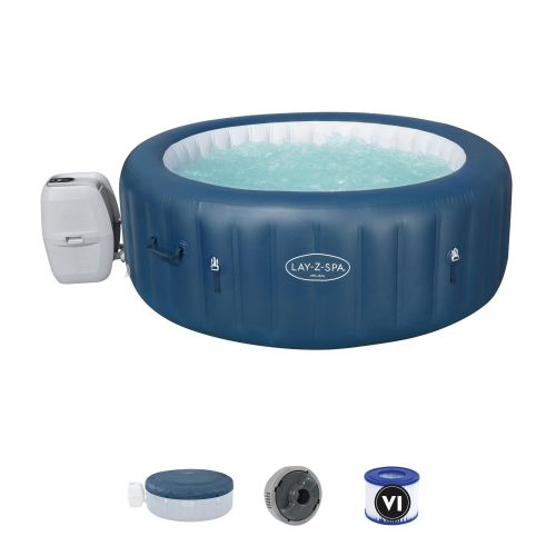 Spa gonflable rond lay-z-spa Milan Airjet Plus - BESTWAY - 60029 pas cher Secondaire 1 L