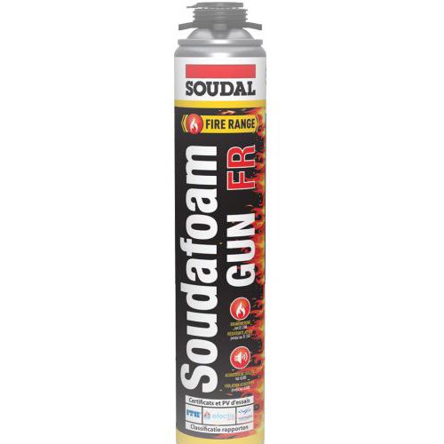 Mousse PU Soudafoam FR HY Gun rose 750 ml SOUDAL 146750 photo du produit Secondaire 1 L