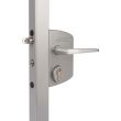 Serrure LA type industriel pour portail battant tube 10 - 30 mm argent LOCINOX P00011891-SILV photo du produit