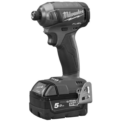 Visseuse à chocs hydraulique ¼'' Hex 18V FUEL M18 FQID-502X + 2 batteries 5Ah + chargeur rapide + HD BOX - MILWAUKEE TOOL - 4933451790 pas cher Secondaire 1 L