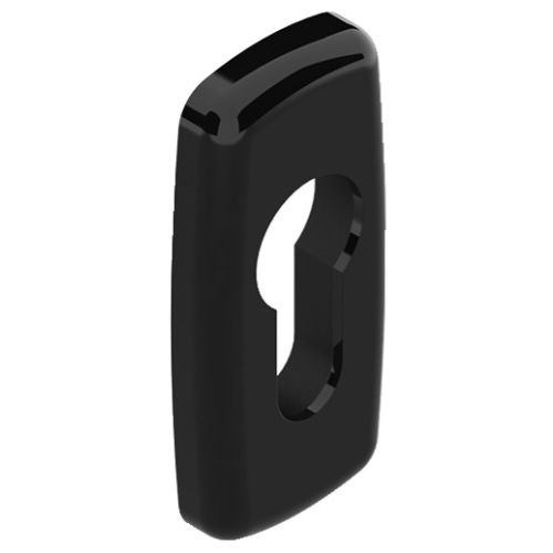 Entr&eacute;e crystal cl&eacute; I &agrave; visser zamak noir RAL 9005 - LA CROISEE DS - DS8024-013 pas cher