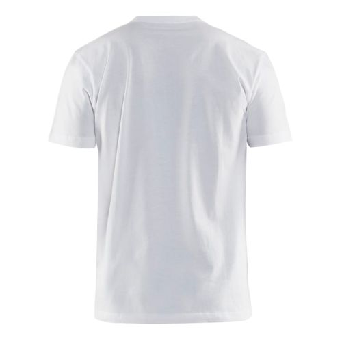 T-shirt bicolore blanc/gris foncé T4XL - BLÅKLÄDER - 3379104210984XL pas cher Secondaire 1 L