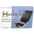 Coffret de 19 forets métaux HSS taillés meulés - HANGER - 155190 pas cher Secondaire 4 S