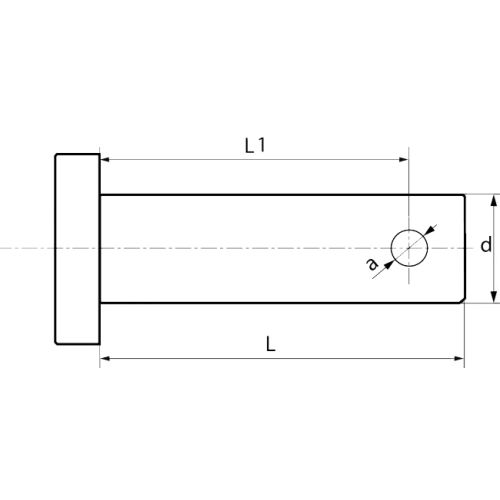 Axe / goupille percée A4 8x21 boîte de 10 ACTON 649438X21 photo du produit Secondaire 2 L