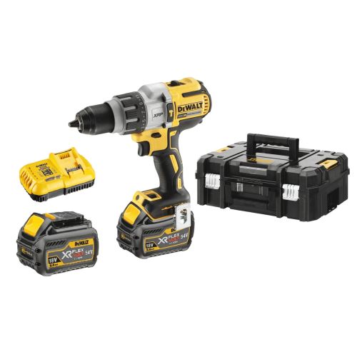 Perceuse-visseuse 18 V + 2 batteries 6 Ah + chargeur + coffret Tstak DEWALT DCD996T2 photo du produit