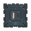 Chargeur double USB CÉLIANE 15 W Type-A et Type-C 3 A LEGRAND 067465 photo du produit Secondaire 1 S