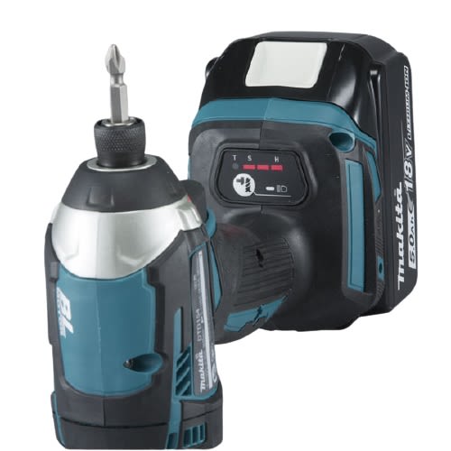 Visseuse à chocs 18V + 2 batteries 5Ah + chargeur + coffret MAKPAC - MAKITA - DTD154RTJ pas cher Secondaire 2 L