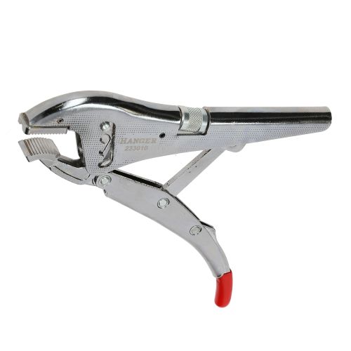 Pince étau bec court 220 mm - HANGER - 233010 pas cher Secondaire 6 L