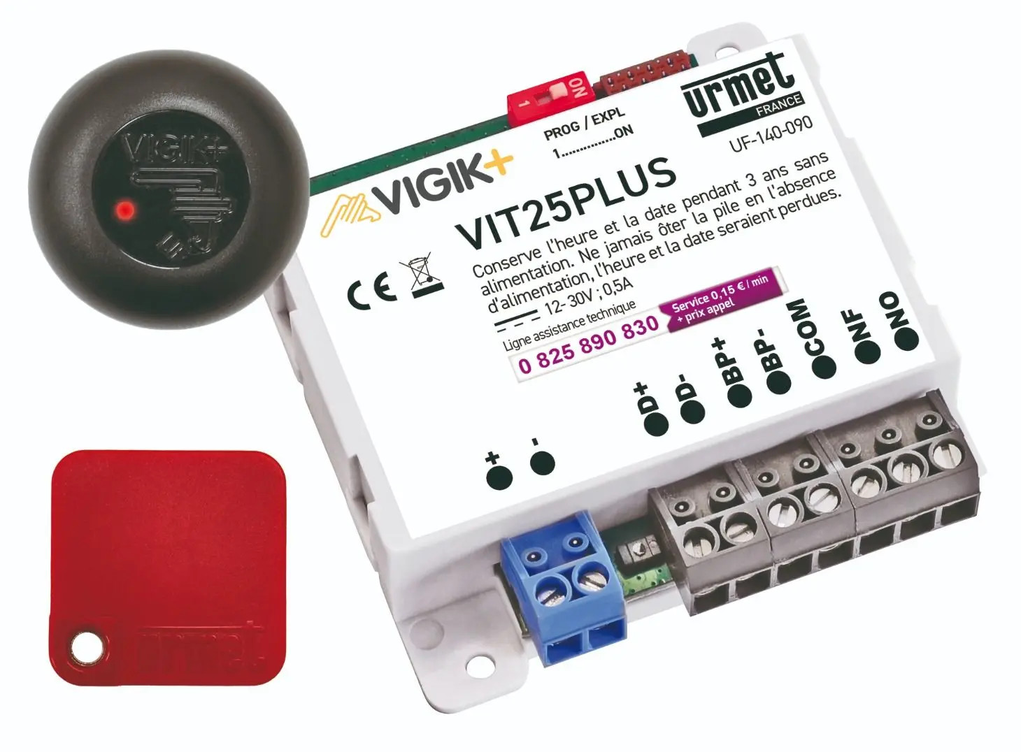Kit centrale 1 porte Vigik+ autonome URMET VIT25PLUS