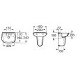 Lave-mains VICTORIA blanc ROCA  A325314005 photo du produit Secondaire 1 S