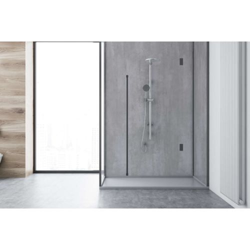 Panneau de douche VIPANEL aspect béton gris 100x255cm - ROTH - 1420000022 pas cher Secondaire 1 L