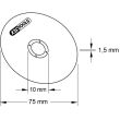 Lot de 50 disques à tronçonner 75 x 10 x 1,5 mm pour 515.5560 et 515.5440 KS TOOLS 515.5057 photo du produit Secondaire 1 S