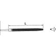 Lime triangulaire emmanchée 200mm avec clip FME - SAM OUTILLAGE - LT-20-ME-FME pas cher Secondaire 1 S