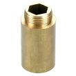 Allonge lisse 15x21 L25 laiton GARIS D45105B photo du produit