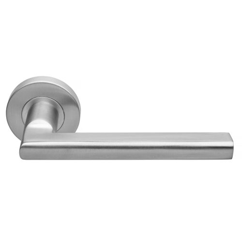 B&eacute;quille double inox JADE 1694 sur rosace bec de cane - HERACLES - B-INOX-16 pas cher Secondaire 1 L