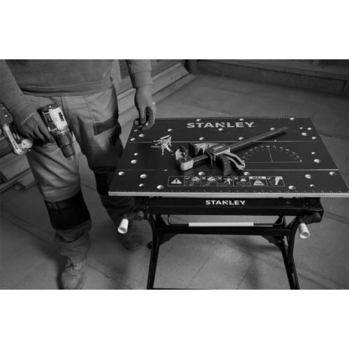 Établi-étau pliable 2 en 1 serrage vertical - STANLEY - STST83800-1 pas cher Secondaire 4 L