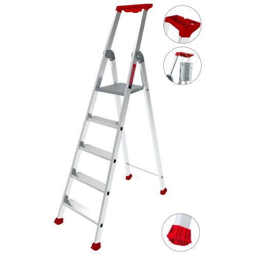 Escabeau aluminium 'MaxiBat' 3 marches HANGER 100200 photo du produit