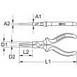 Pince à bec BERYLLIUMPLUS rond 160 mm KS TOOLS 962.0625 photo du produit Secondaire 1 S