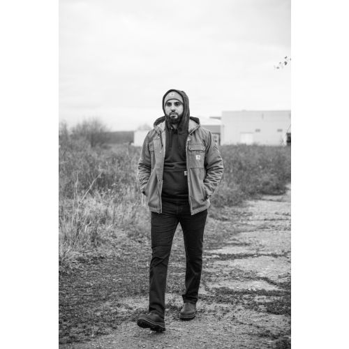 Sweatshirt à capuche MIDWEIGHT TXL bleu marine - CARHARTT - S1K288472XL pas cher Secondaire 4 L