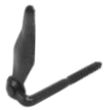 Arr&ecirc;t marseillais tirefond 130mm noir - JARDINIER MASSARD - J520304 pas cher