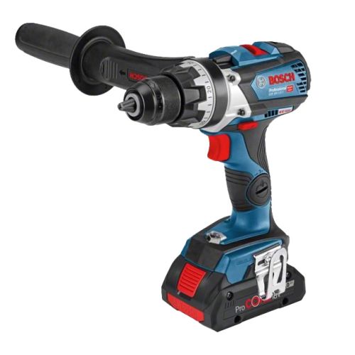 Bosch Professional 18V System Perceuse-visseuse sans fil GSR 18V-55 (2  batteries ProCORE18V 4.0Ah, chargeur rapide GAL 18V-40, dans une L-Boxx)