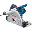 Scie plongeante 1400W GKT 55 GCE Professional + rail de guidage FSN 1600 + coffret L-BOXX BOSCH 0601675002 photo du produit Secondaire 2 S