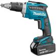 Visseuse plaque de plâtre 18V + 2 batteries 5Ah + chargeur + coffret MAKPAC - MAKITA - DFS452RTJ pas cher Secondaire 1 S