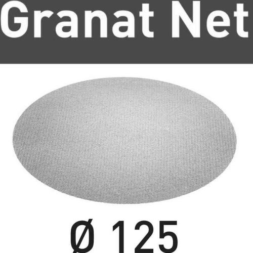 Abrasifs maillés GRANAT STF D125 P220 GR NET/50 - FESTOOL - 203299 pas cher