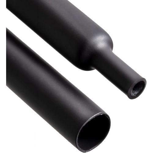 Gaine thermo-rétractable longueur 2 m D 1,6-1,5 mm noir ELECTRALINE 59239 photo du produit