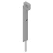 Verrou applique + tige en inox L250mm alu - LA CROISEE DS - 6941-021 pas cher