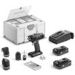 Perceuse-visseuse 18V T 18+3 HPC 4,0 I-Set + 2 batteries 4Ah + chargeur + Systainer SYS3 - FESTOOL - 577609 pas cher