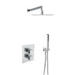 Mitigeur de douche thermostatique à encastrer avec ensemble 2 voies KUATRO K4787011 - RAMON SOLER - 47D302766 pas cher