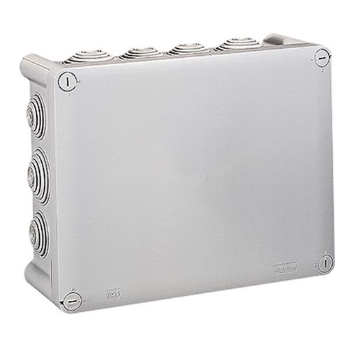 Boîte de dérivation PLEXO rectangulaire gris 155 x 110 x 74 mm LEGRAND 092042 photo du produit