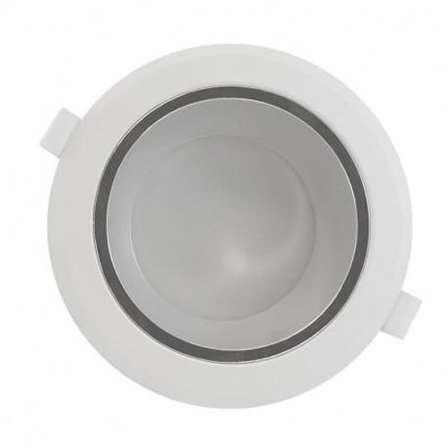 Downlight LED SIRIUS basse luminance blanc / argenté rond D 150 mm 15 W 1300 Lm 3000 K MIIDEX LIGHTING 76541 photo du produit Secondaire 2 L