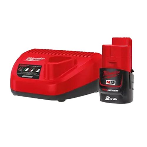 Pack 1 batterie M12 NRG-201 12 V 2 Ah MILWAUKEE 4933451900 photo du produit