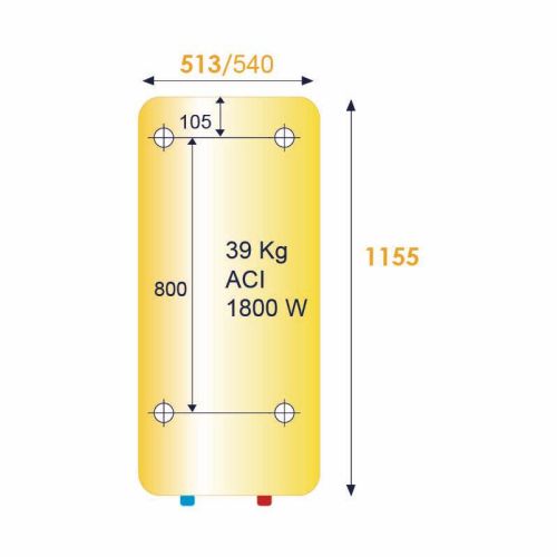 Chauffe-eau électrique mural ZENEO ACI Hybride 150L - ATLANTIC – 153111 pas cher Secondaire 1 L